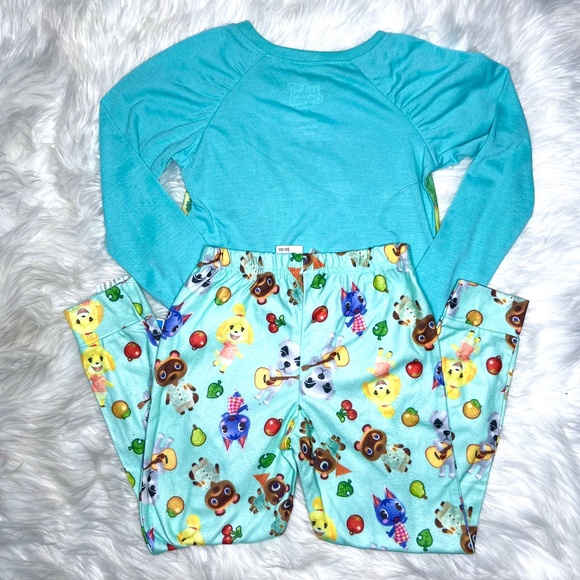 🏷️NWT🤩 |•ANIMAL CROSSING•| Cute Little PJs - Picture 3 of 6